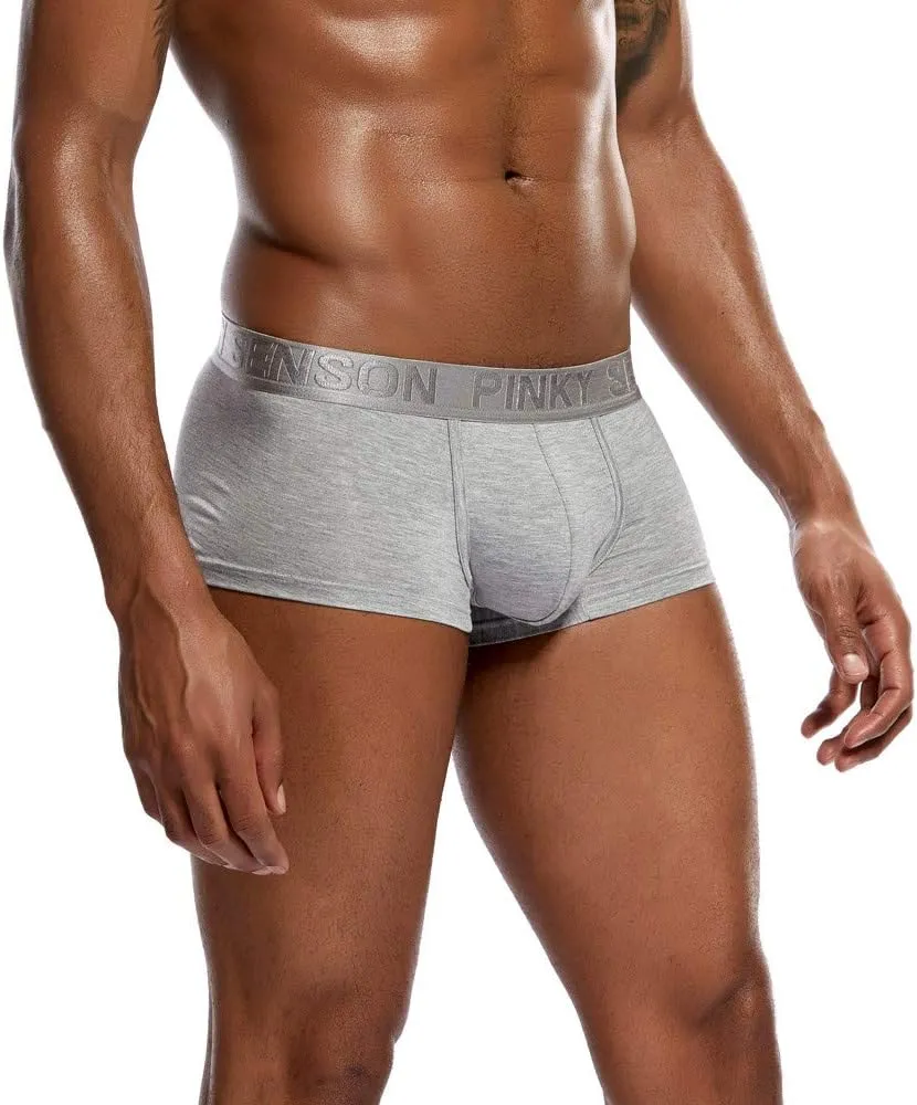 GIERIDUC Men's Sexy Pouch G-String Underwear Ball Pouch Boxer Briefs For Men Sexy Mens Underwear Mesh Tight Underwear For Men