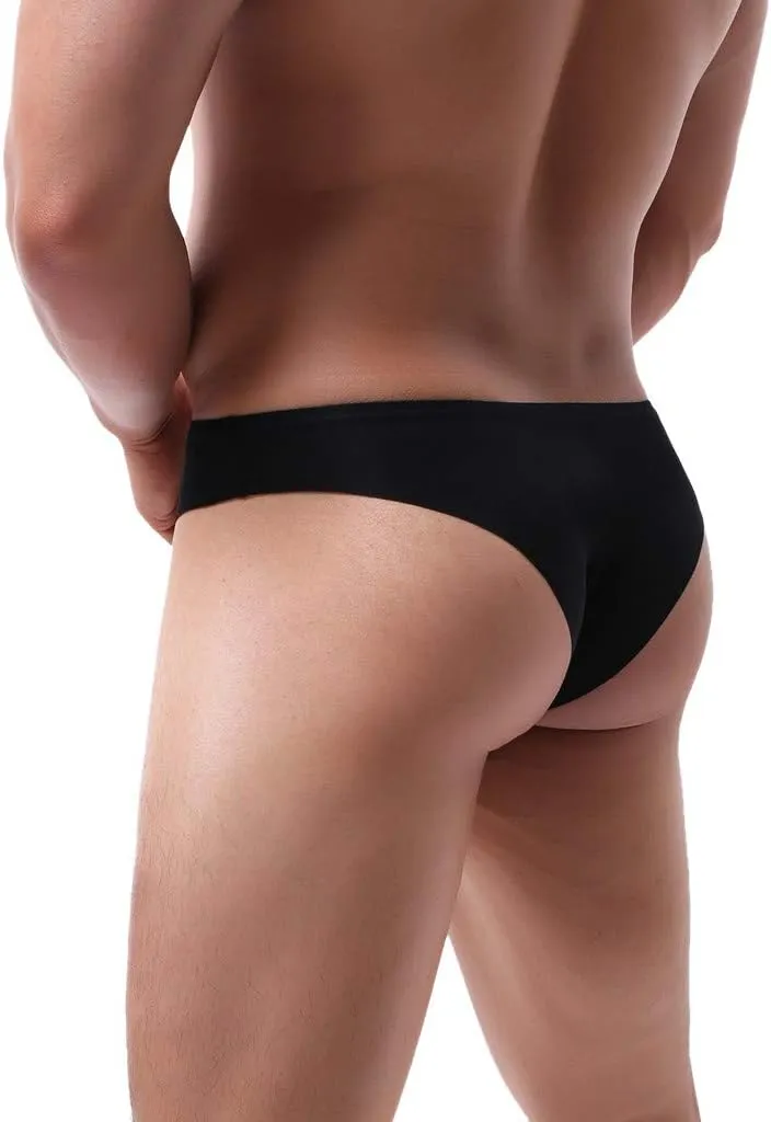 GIERIDUC Men's Sexy Pouch G-String Underwear Mens Boxer Briefs with Pouch Long Halloween Mens Underwear Present for Boyfriend