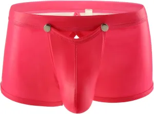 GIERIDUC Men's Stretch Thong Underwear Funny Boxer Briefs for Boyfriend Nylon Spandex Underwear Men Mens Assless Underwear