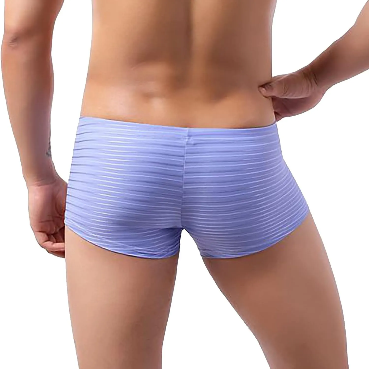 GIERIDUC Mens Underwear with Pouch Boxer Briefs Best Long Underwear for Men Mens Bulge Enhancer Insert Camouflage Underwear