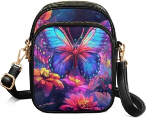 GIFTPUZZ Cross Body Bag for Women Soft Leather Wallet Phone Bag with Multi Pockets 6.74 * 3.08 * 8.46 inches