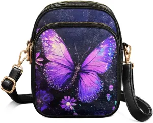 GIFTPUZZ Cross Body Bag for Women Soft Leather Wallet Phone Bag with Multi Pockets 6.74 * 3.08 * 8.46 inches
