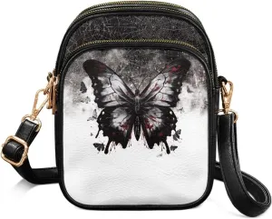 GIFTPUZZ Cross Body Bag for Women Soft Leather Wallet Phone Bag with Multi Pockets 6.74 * 3.08 * 8.46 inches