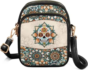GIFTPUZZ Small Sling Bag for Women Cross Body Bag Leather Wallet for Women Work Travel Anti Theft