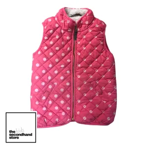 Girl Fleece-Lined Vest Size 5