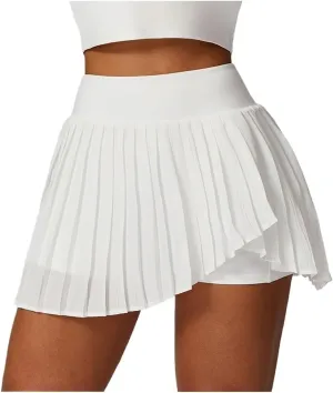 Girl Pleated Sports Skirts Dancing Golf Tennis Skirt for Women Gym Workout Fitness Shorts High Waist Running Skort