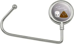 GRAPHICS & MORE Toilet Paper and Poop Friends Purse Bag Hanger Holder Hook