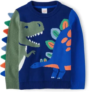 Gymboree Boys' and Toddler Long Sleeve Crew Neck Pullover Sweater