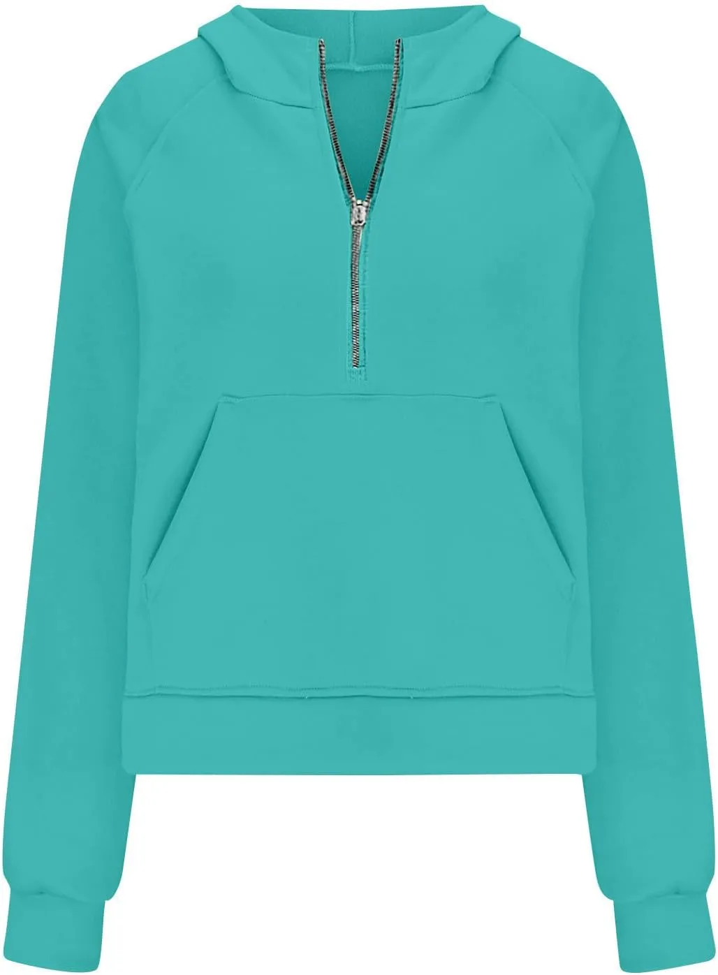 Half Zip Hoodies for Women Fall Fashion 2024 Fleece Oversized Sweatshirt Long Sleeve Cropped Pullover Y2K Clothes