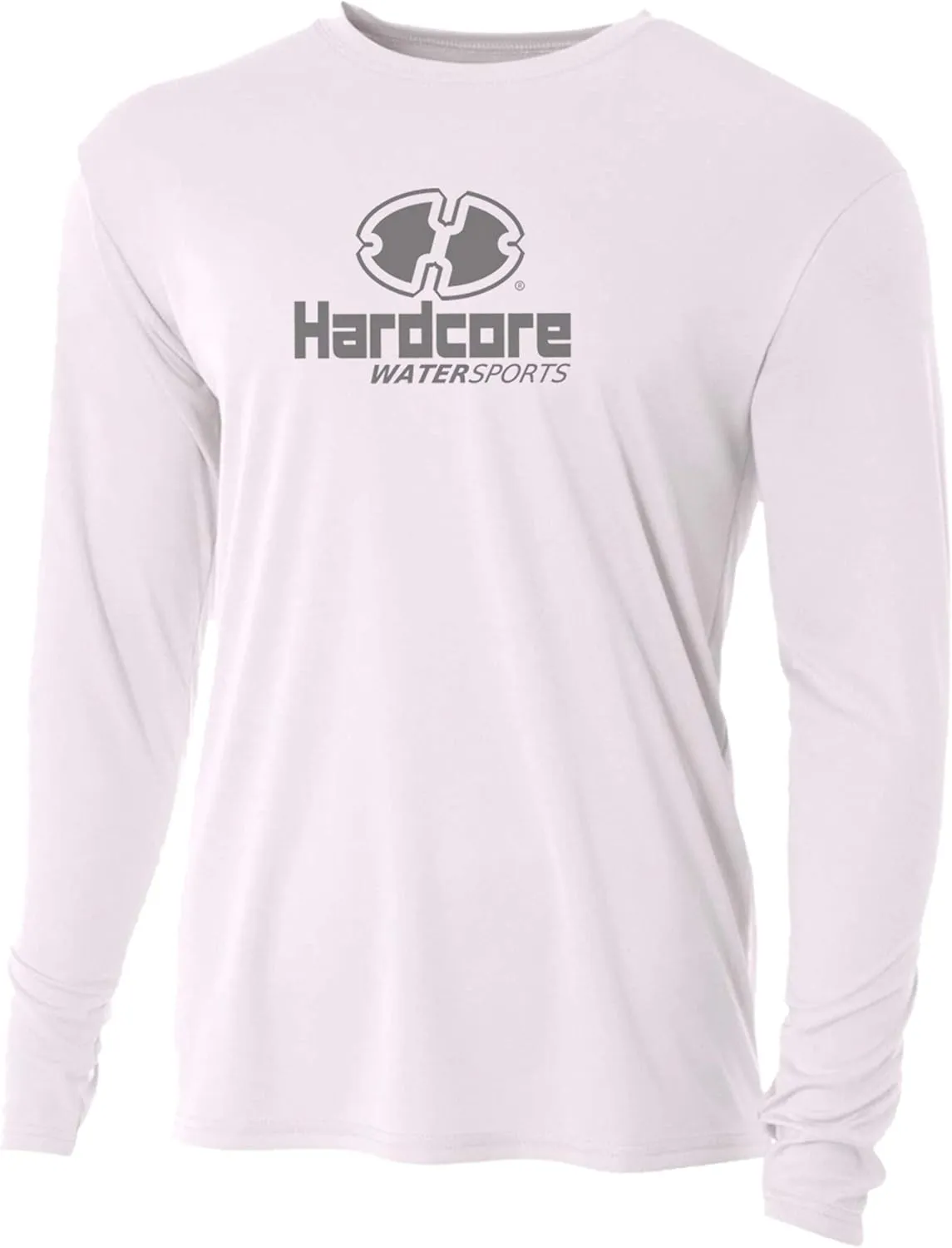 Hardcore Men's Long Sleeve Loose Fit Rash Guard Surf Shirt for Water Sports | Lightweight, Quick-Dry Swimwear
