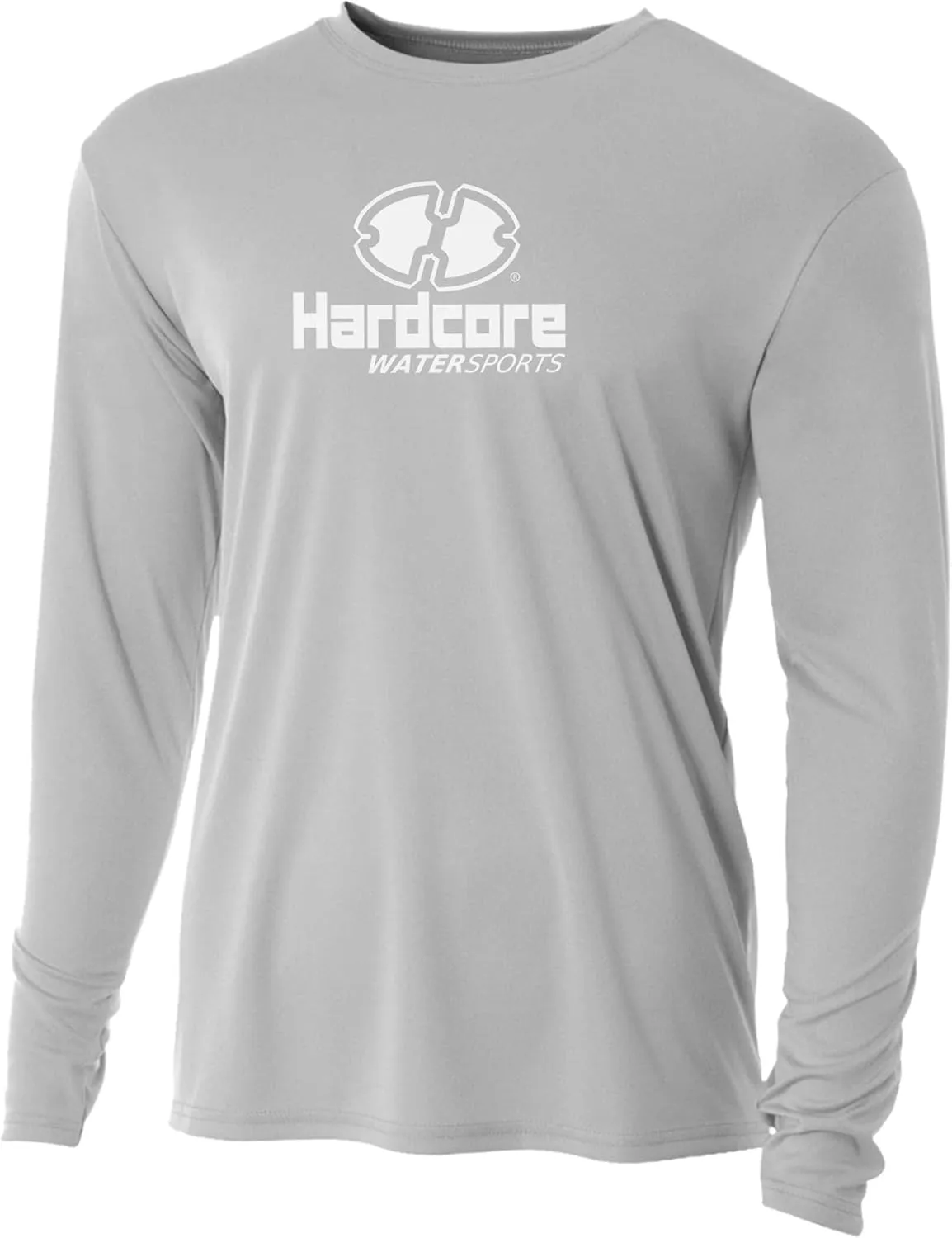 Hardcore Men's Long Sleeve Loose Fit Rash Guard Surf Shirt for Water Sports | Lightweight, Quick-Dry Swimwear