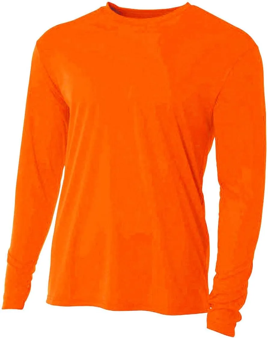 Hardcore Men's Long Sleeve Loose Fit Rash Guard Surf Shirt Water Sports Swimwear