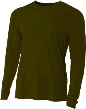 Hardcore Men's Long Sleeve Loose Fit Rash Guard Surf Shirt Water Sports Swimwear