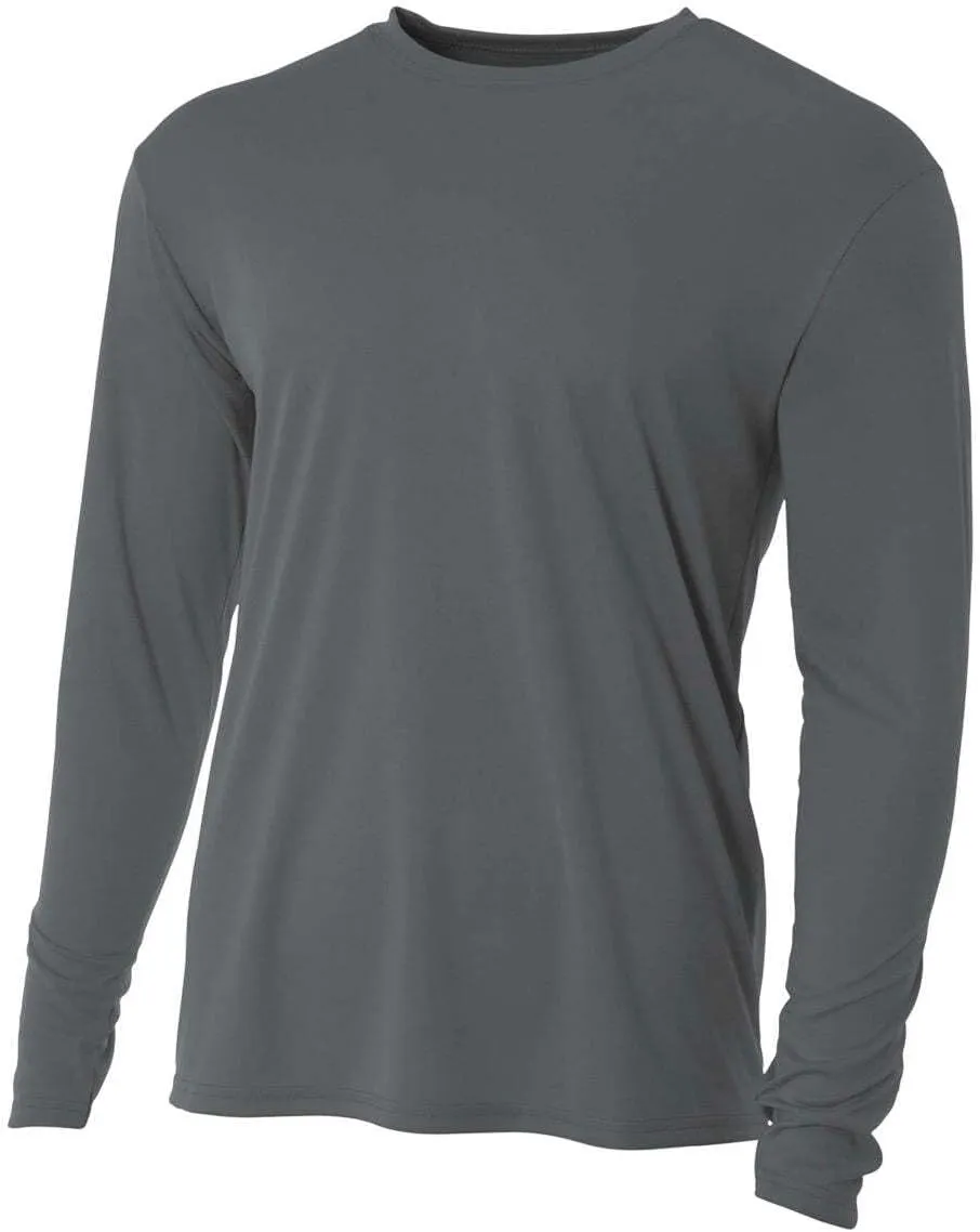 Hardcore Men's Long Sleeve Loose Fit Rash Guard Surf Shirt Water Sports Swimwear