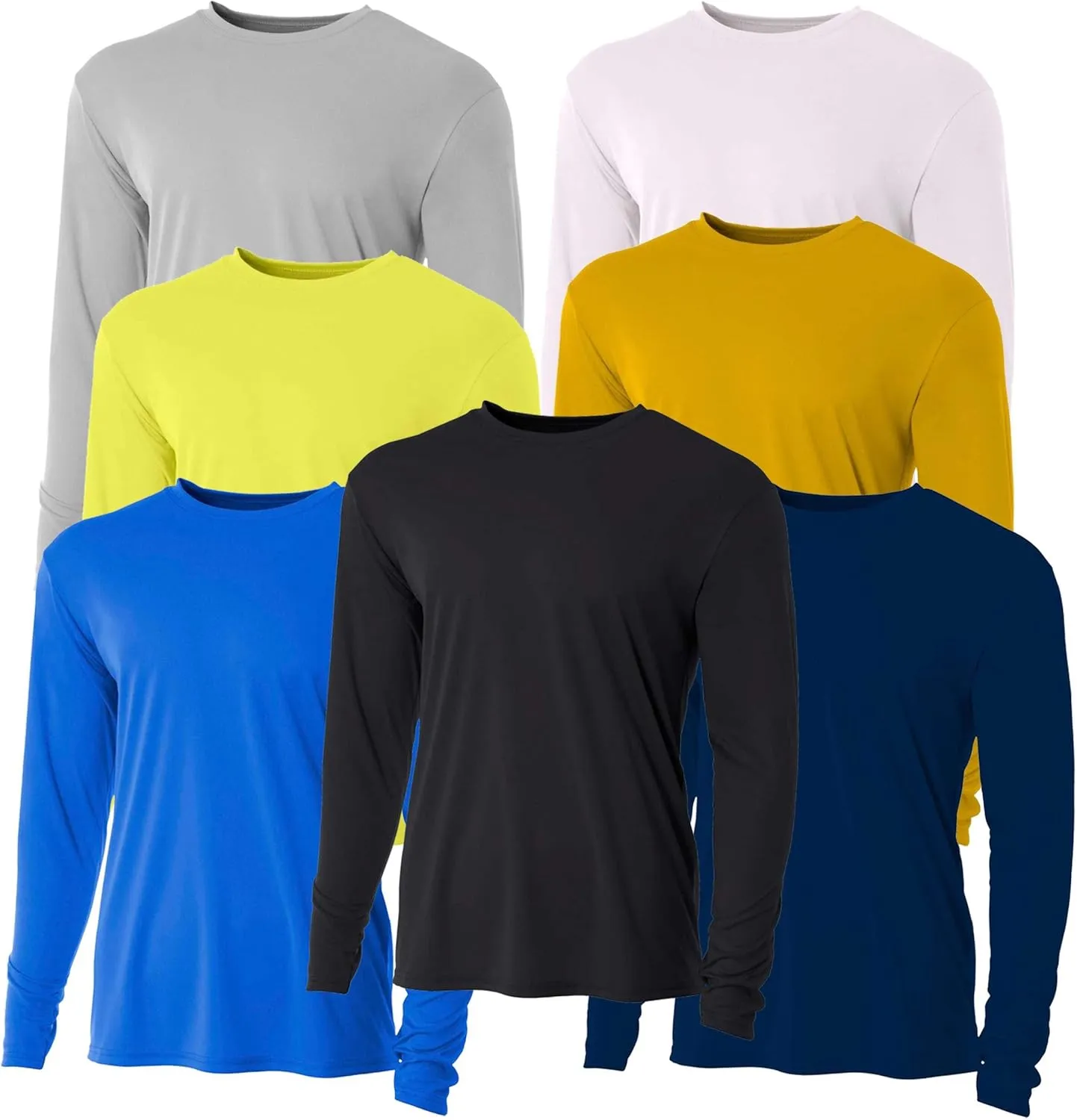 Hardcore Men's Long Sleeve Loose Fit Rash Guard Surf Shirt Water Sports Swimwear