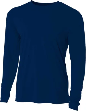 Hardcore Men's Long Sleeve Loose Fit Rash Guard Surf Shirt Water Sports Swimwear