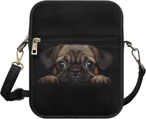 HUGS IDEA Messenger Bag for Women Crossbody Cell Phone Purse Lightweight Shoulder Bag