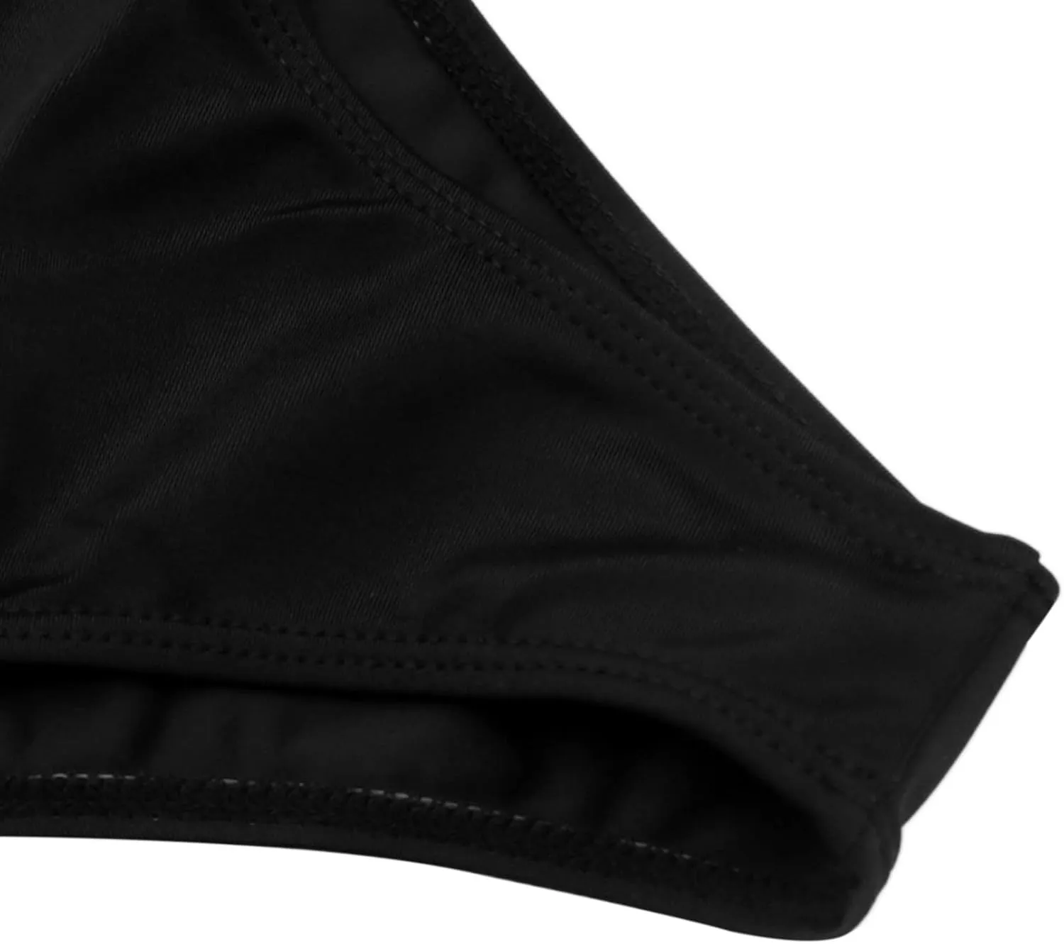 JUMISEE Women Skull Letter Pattern Goth Bikini Set 2 Piece High Waist Bandeau Swimsuit