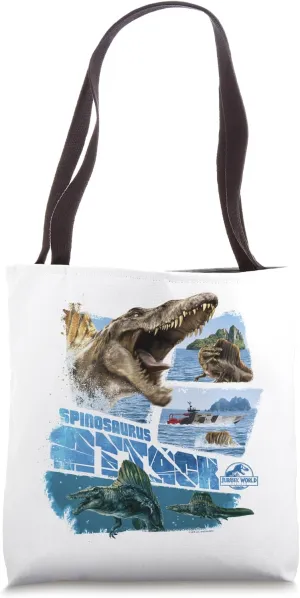 Jurassic World Rebirth Spinosaurus Attack Tote Bag