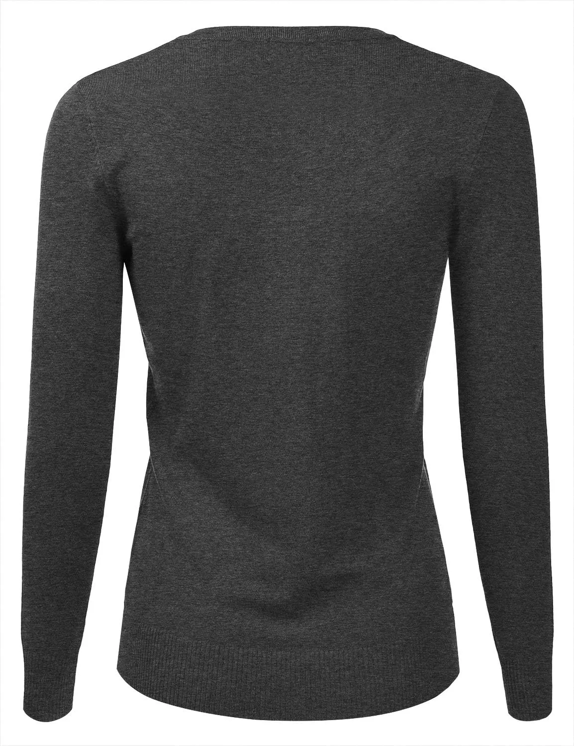 LALABEE Women's Crewneck Long Sleeve Button Down Knit Cardigan Sweater (S-XXL)
