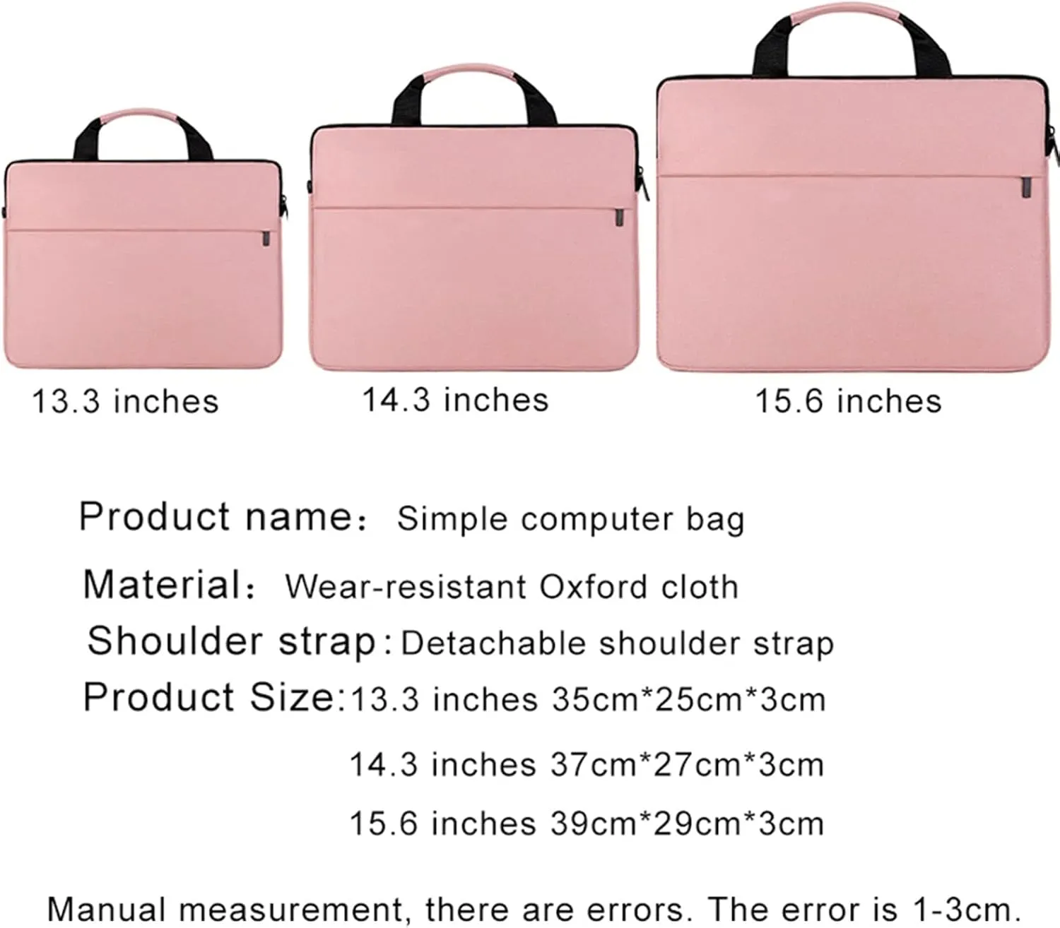 Laptop case Laptop Sleeve Case14 Inch Notebook Travel Carrying Bag for Water Proof Portable Computer Bag(Black)