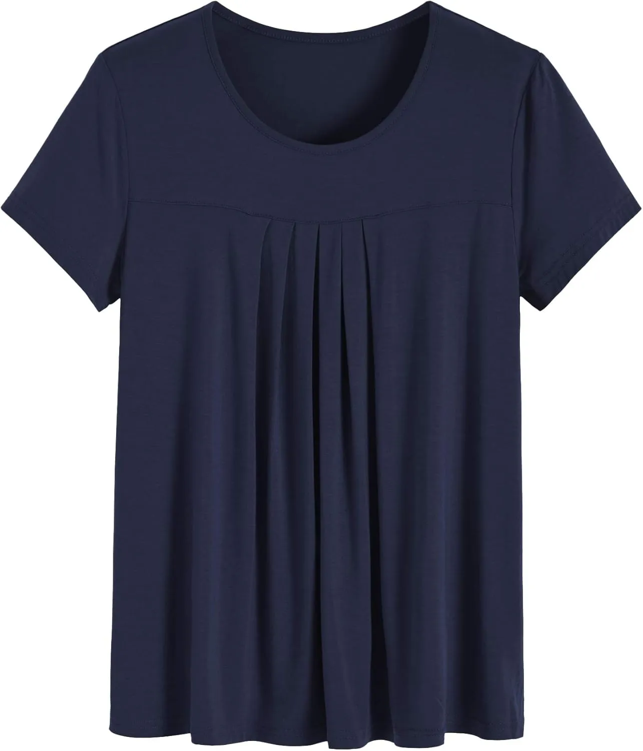 Latuza Women's Pleated Shirt and Pants Pajamas Set