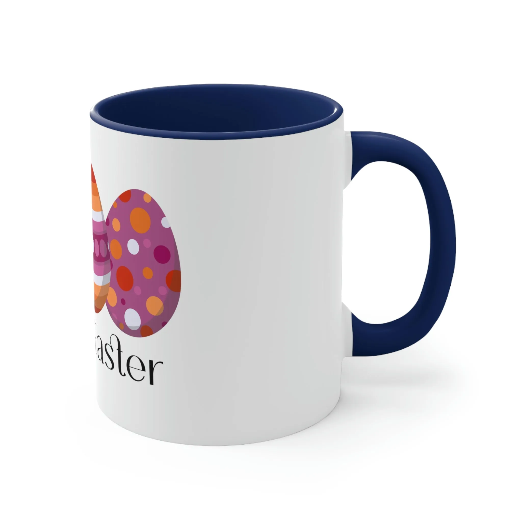 Lesbian Flag Accent Coffee Mug Easter Festival - Happy Easter
