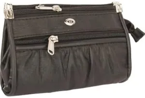 Luxmi Trading Company II Clutch Purses for Women Wedding Evening Handbags Party Bridal Gift.(Black)