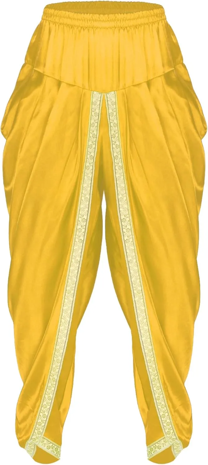 Men's Casual Harem Pants Palazzo Trousers Tribal Arabic Halloween Cosplay Pants Hippie Trousers