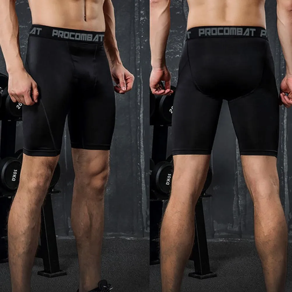 Men's Compression Basic Thermal Quick Dry Underwear Shorts
