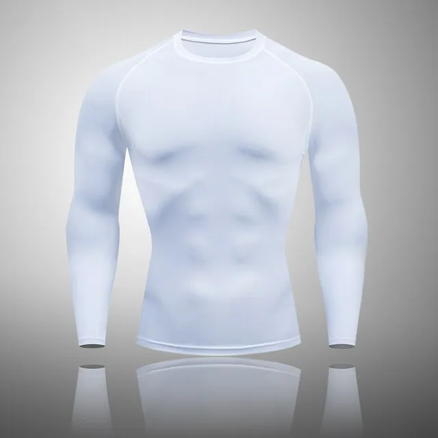 Men's Compression Basic Thermal Quick Dry Underwear T-Shirt
