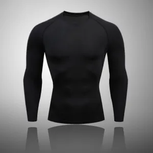 Men's Compression Basic Thermal Quick Dry Underwear T-Shirt