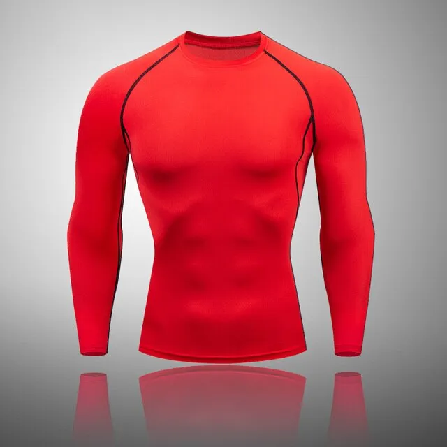 Men's Compression Basic Thermal Quick Dry Underwear T-Shirt
