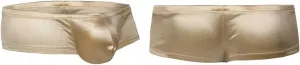 Men's Elephant Trunk Cotton Briefs Mens Boxer Briefs with Pouch Long Separate Pouch Underwear Mens Side Tie Swimwear