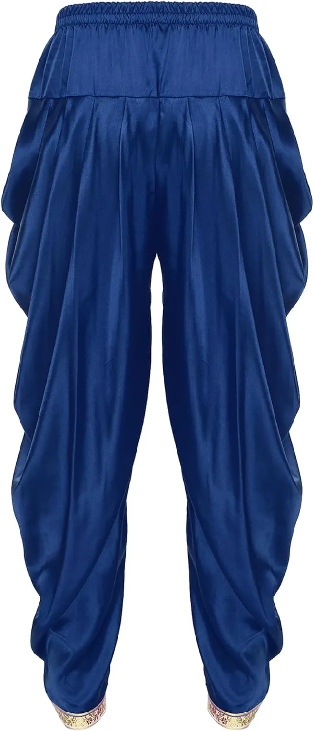 Mens Harem Pants Satin Yoga Beach Baggy Summer Trousers
