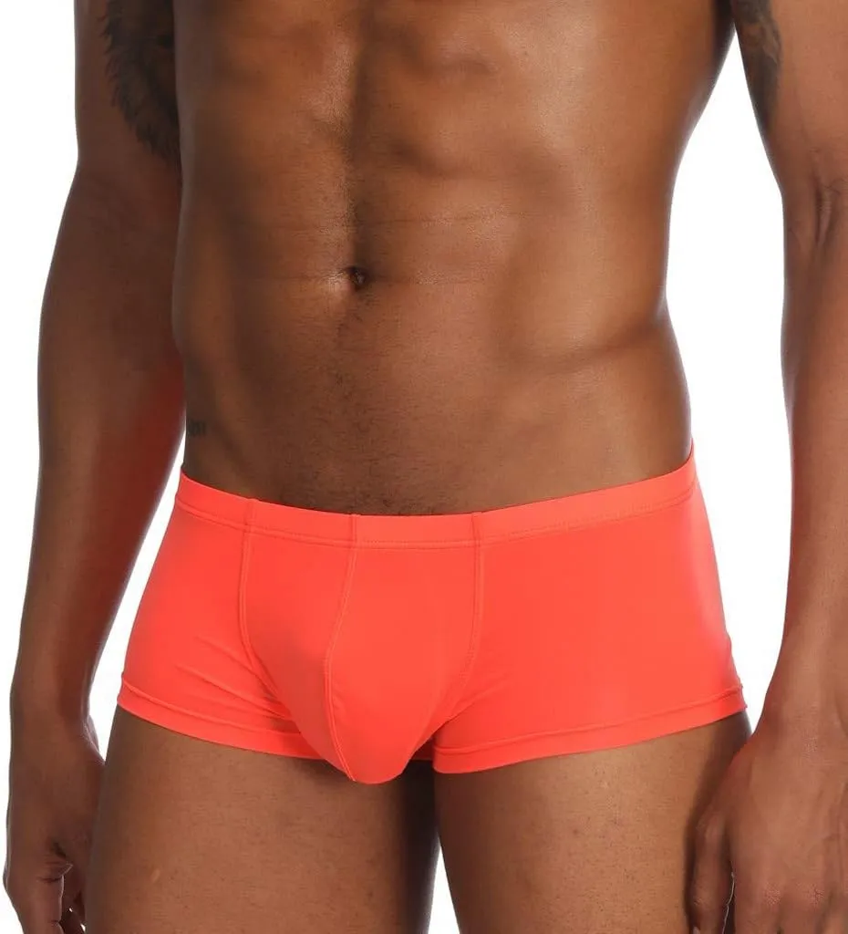 Mens Sexy Bulge Enhancing Boxer Briefs Men Sexy Underwear with Hole Mens G String with Pouch No Ride Up Boxer Brief