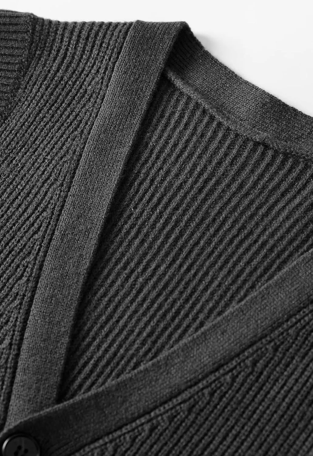 Men's Sweater Vest V-Neck Sleeveless Knitted Cardigan DXL Big and Tall Vest