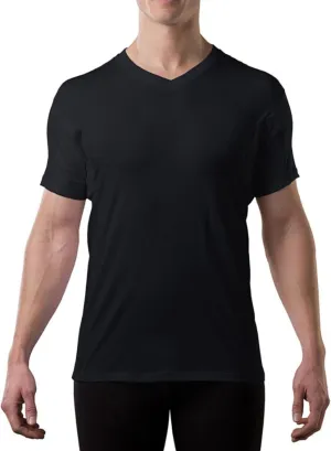 Men's Sweatproof Undershirt | Cotton V Neck | Original Fit | with Sweat Pads