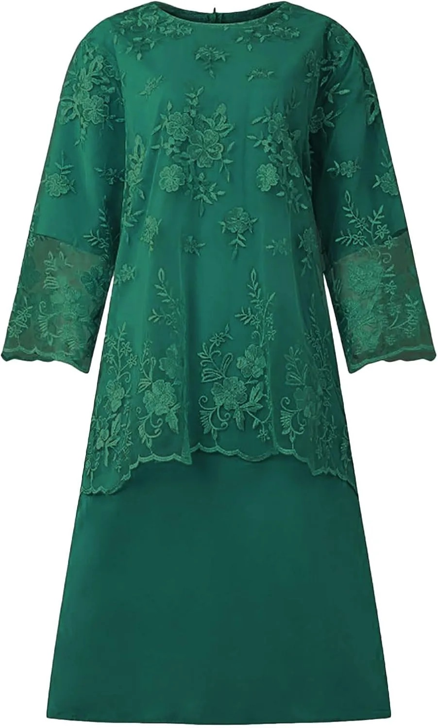Mother of The Bride Dresses Floral Lace Wedding Guest Dress for Women Plus Size Formal Evening Dress Grandmother Dress