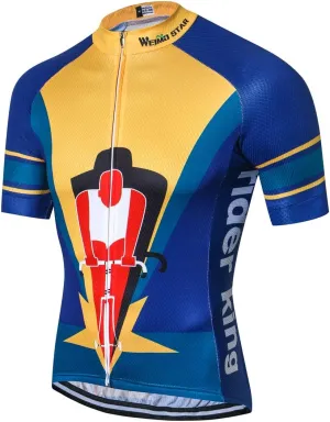 New Pro Full Zipper Men's Cycling Jersey Short Sleeve Riding Shirt USA