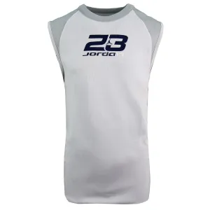 Nike Jordan 23 Mens White/Grey Vest