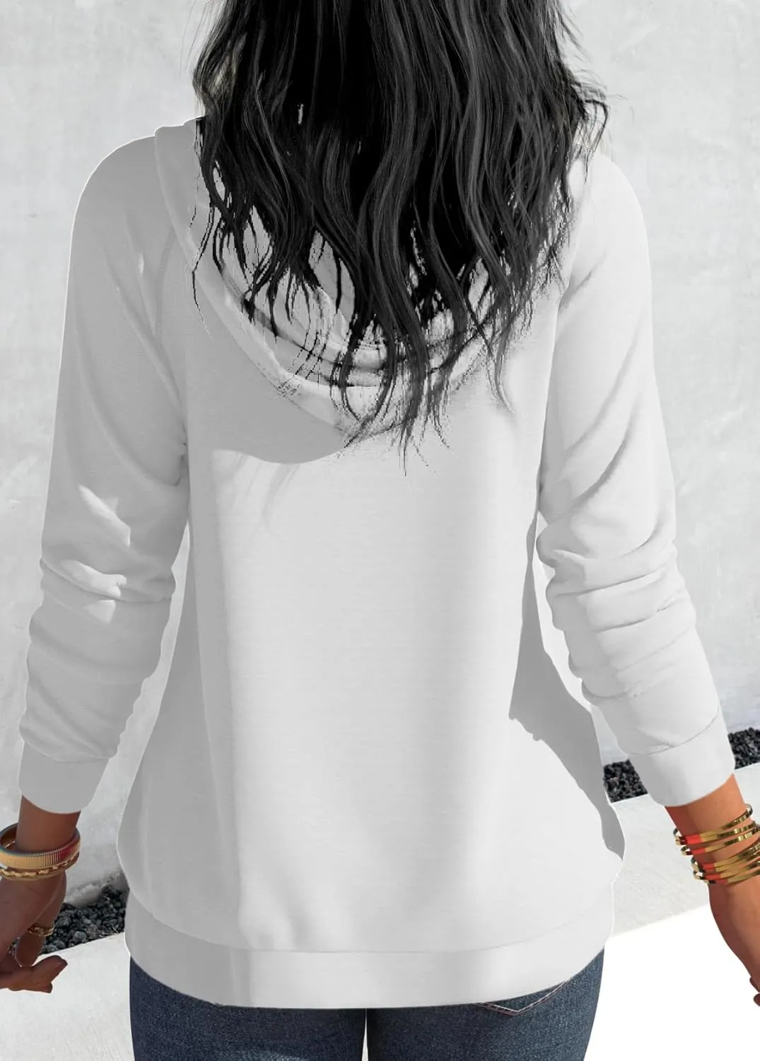 Nimsruc Hoodies For Women Pullover Long Sleeve Casual Oversized Sweatshirts