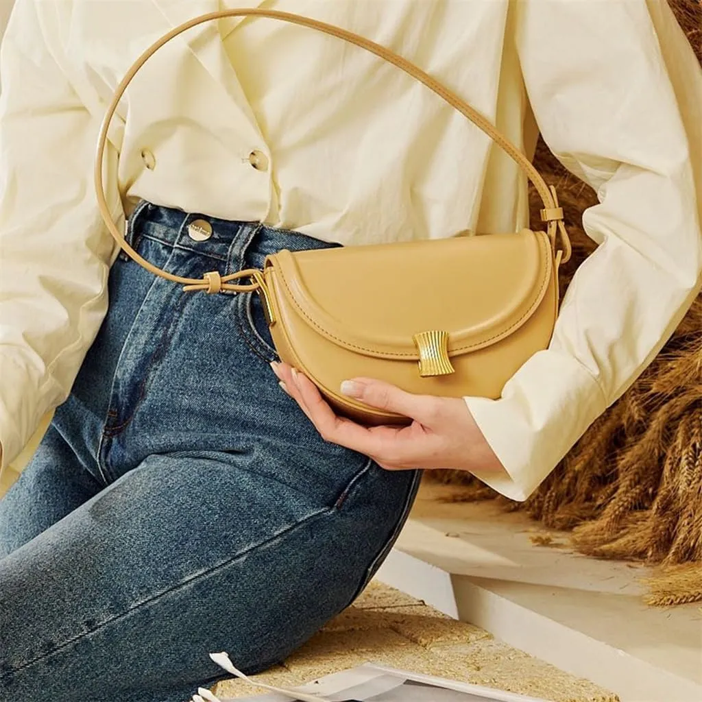 Saddle bag cell phone leather women's bag shoulder bag fashion cowhide crossbody bag