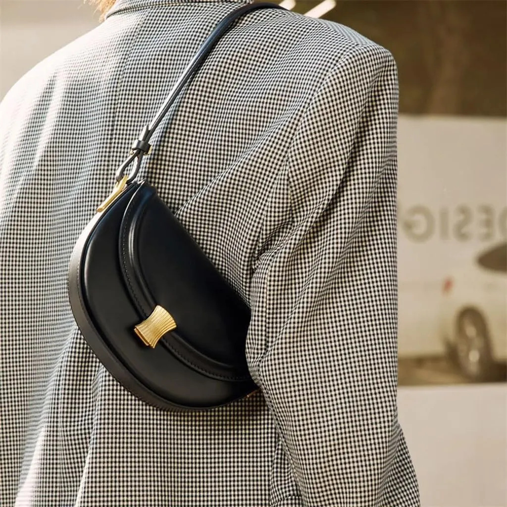 Saddle bag cell phone leather women's bag shoulder bag fashion cowhide crossbody bag