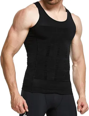 Shaper Vest Men Shaperluv Tank 2.0 Mens Sleeveless Slimming Undershirts Tummy Control and Body Shaper Tank Top