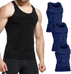 Shaper Vest Men Shaperluv Tank 2.0 Mens Sleeveless Slimming Undershirts Tummy Control and Body Shaper Tank Top