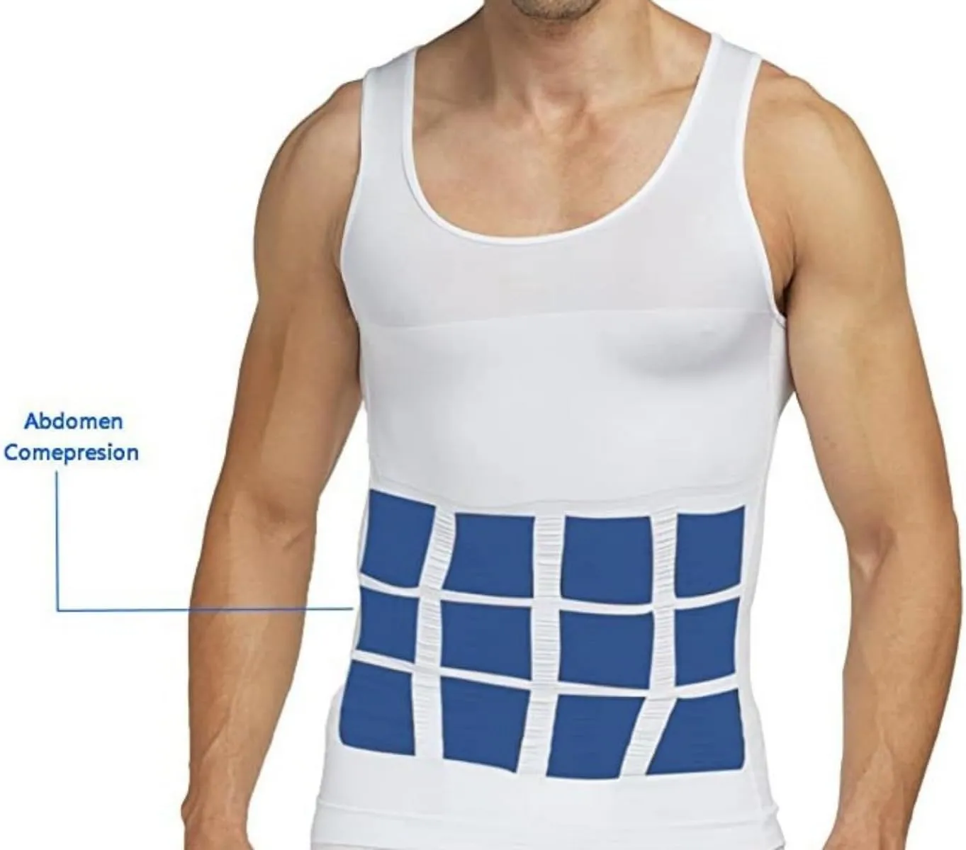 Shaper Vest Men Shaperluv Tank 2.0 Mens Sleeveless Slimming Undershirts Tummy Control and Body Shaper Tank Top