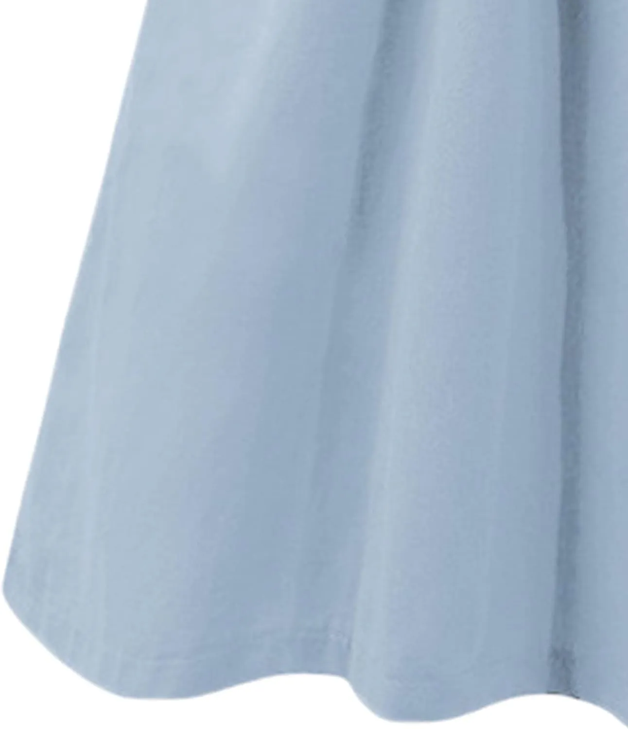 SOMTHRON Women's Casual Belted Button Down Midi Skirts High Waist A Line Knee Length Pleated Skirt