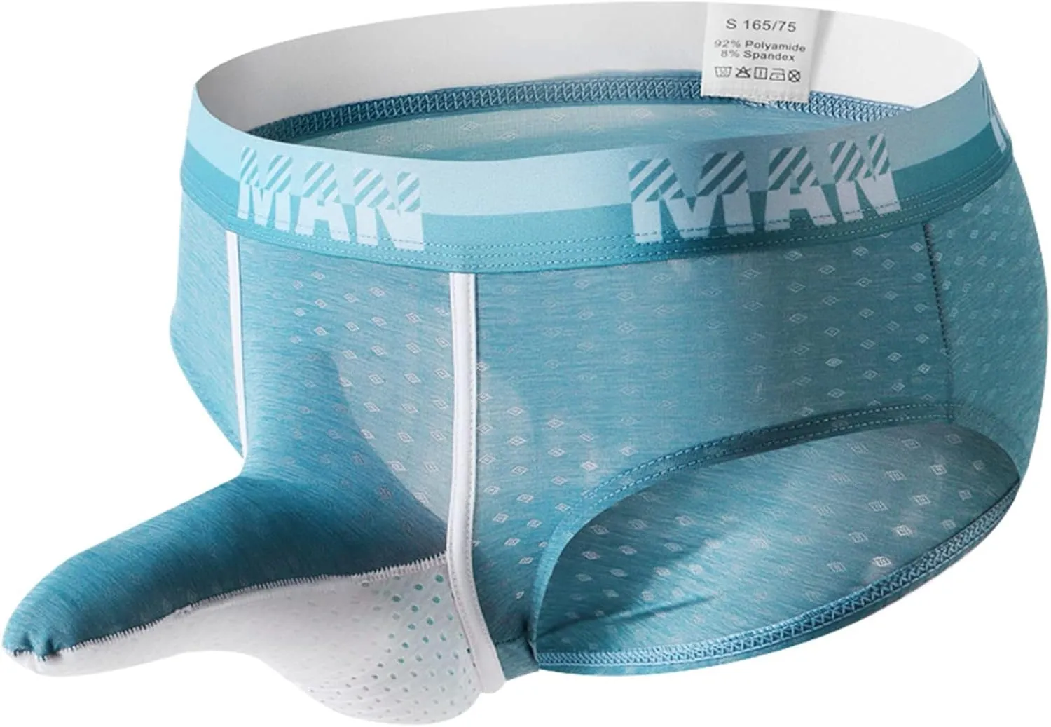 Sport Soft Performance Boxer Briefs Men's Athletic Support Underwear Low Waist Underwear Male No Ride Up Boxer Brief