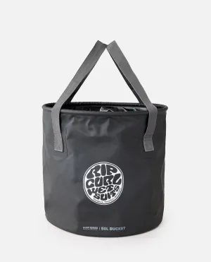 Surf Series 50L Bucket Bag - Black/Grey